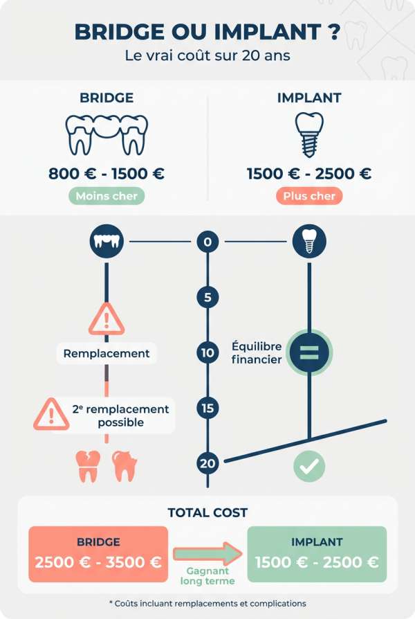 Coût initial vs coût total sur 20 ans